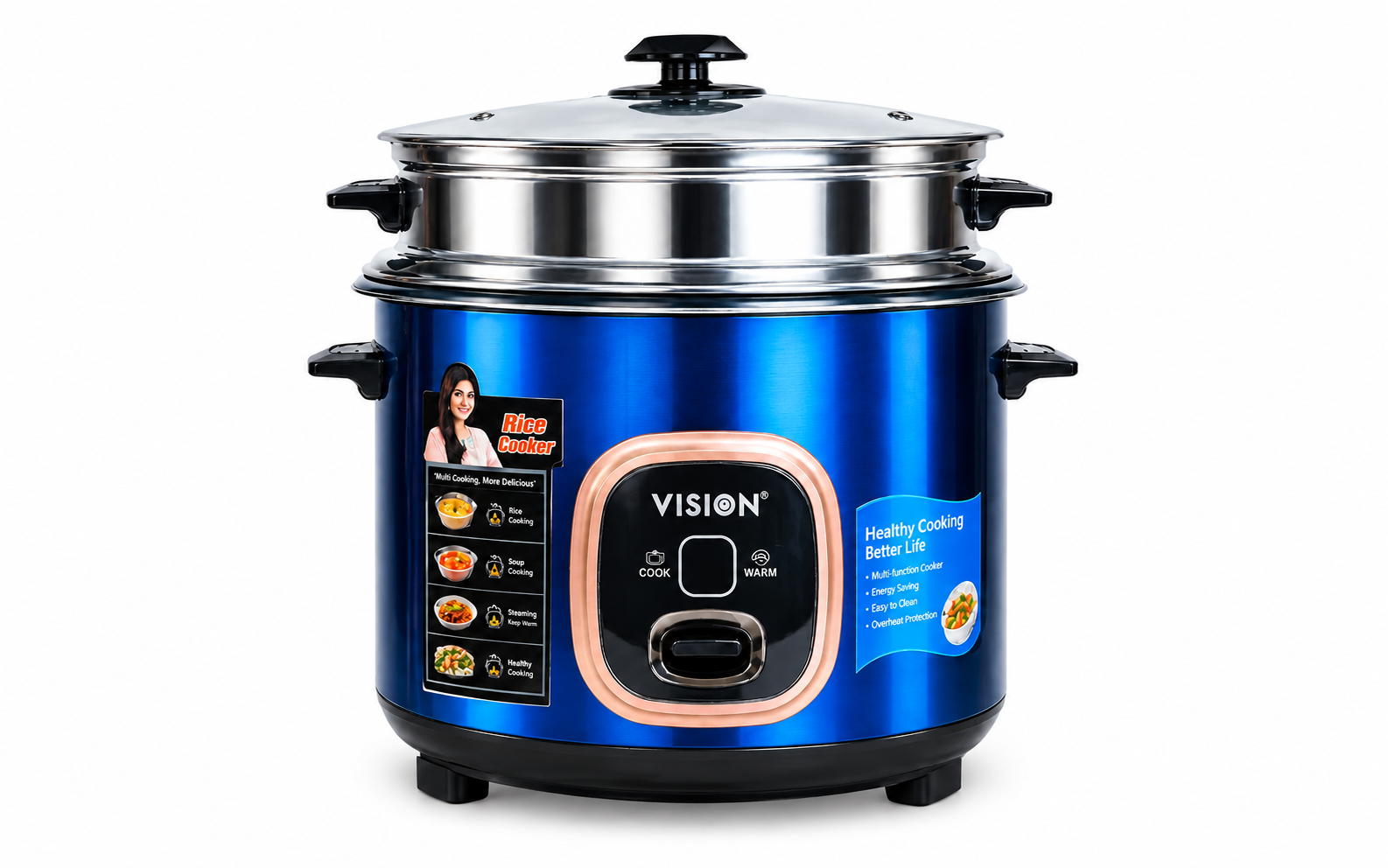 Vision Rice Cooker 3.0 Liter (Double Pot)