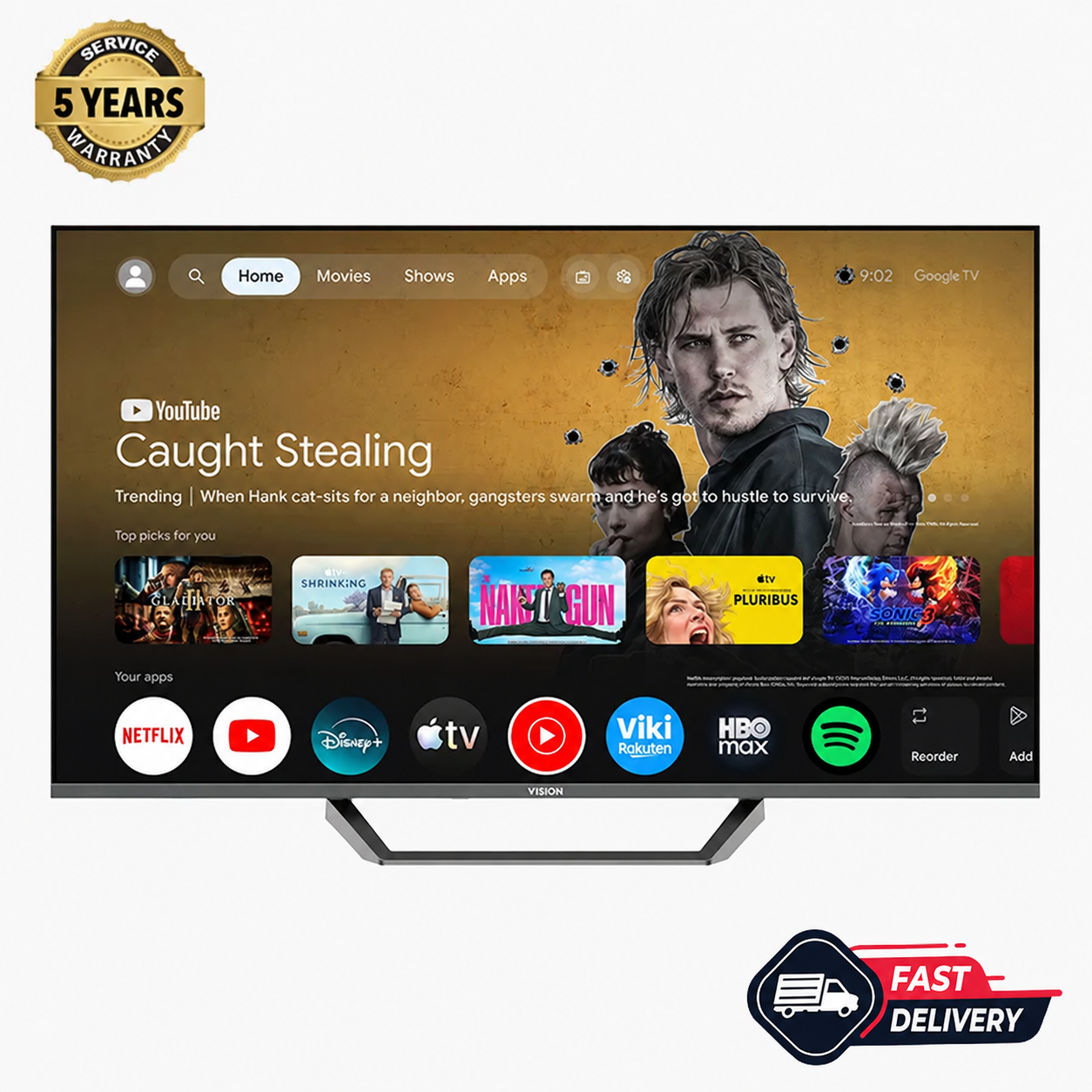 VISION 32" AQ6 Galaxy True LED Google TV